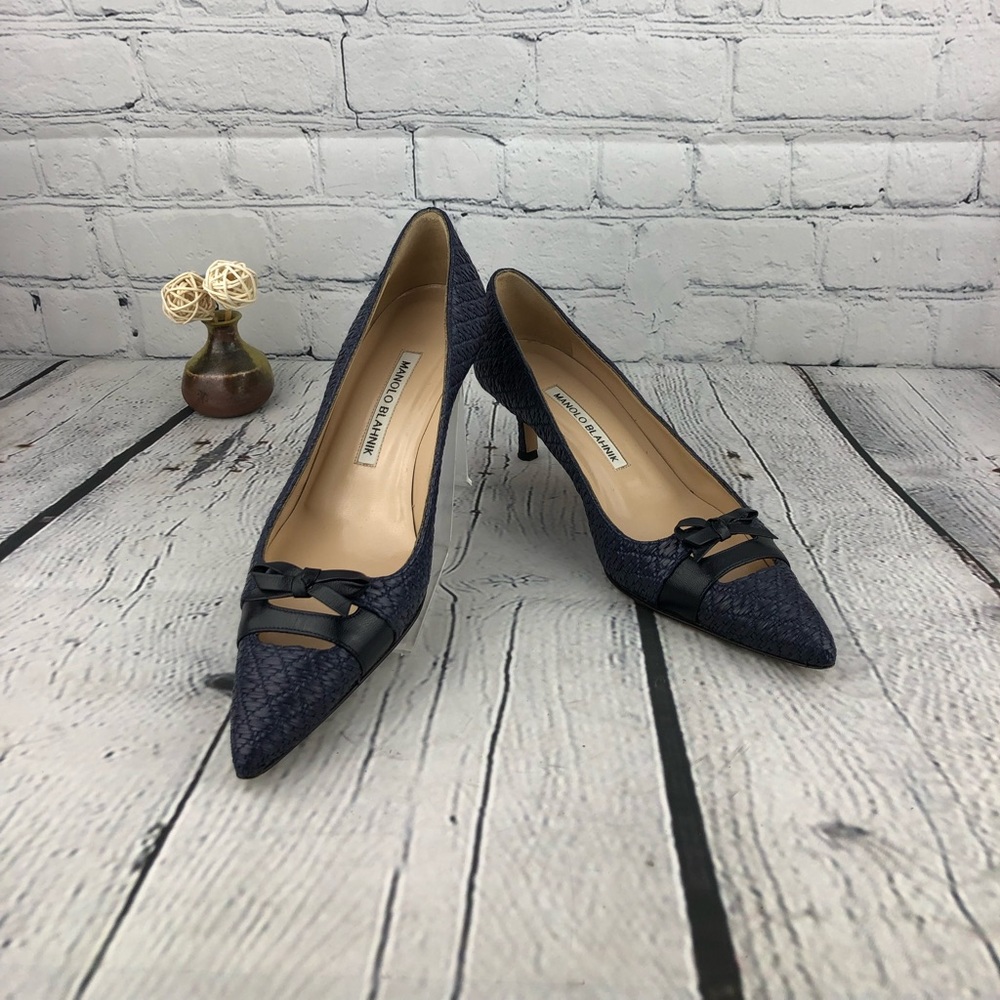 Manolo Blahnik, Bow Pumps, EU 35.5